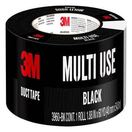 SCOTCH 3M 1.88 in. W X 60 yd L Black Solid Duct Tape 3955-BK